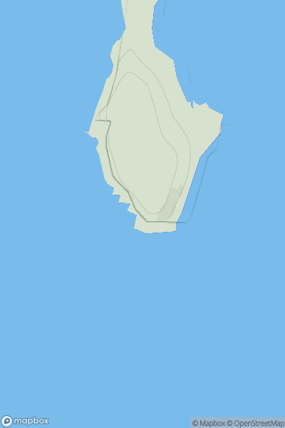 Thumbnail image for Aird Mhor [North Skye and Raasay] showing contour plot for surrounding peak